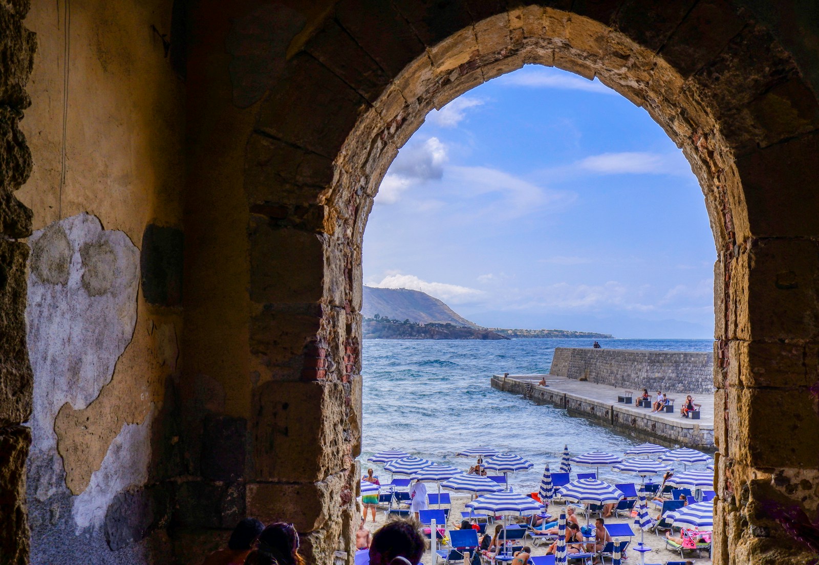 people on beach during daytime